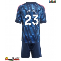 Camisa de Futebol Arsenal Mikel Merino #23 Equipamento Secundário Infantil 2025-26 Manga Curta (+ Calças curtas)